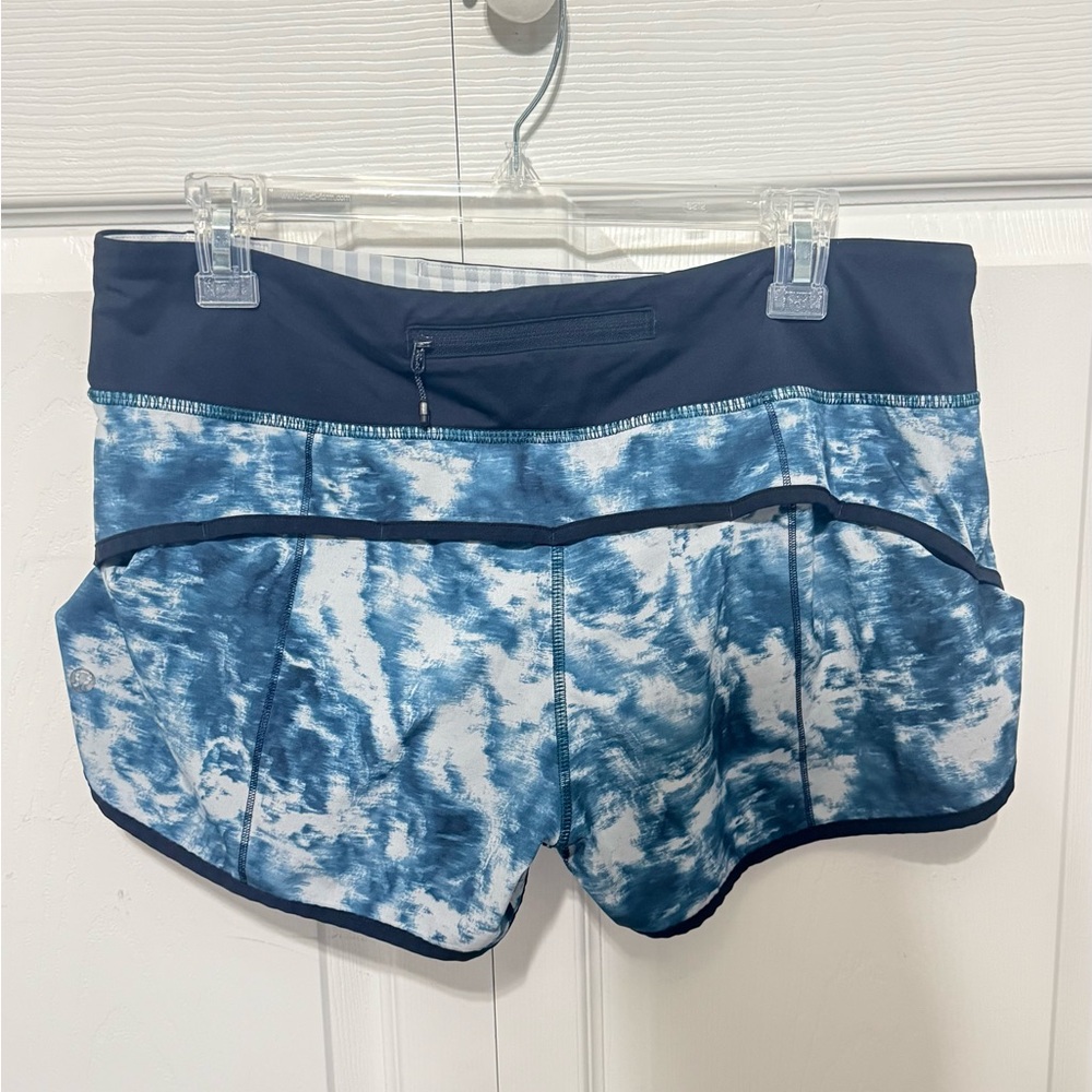 #79 Blue Tie-Dye Women's Shorts
